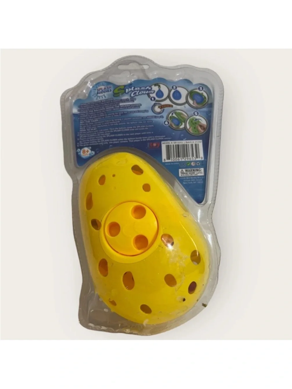 Yellow Splash Clown Blue Sunglasses Water Toy Water Ballon’s Kids Pool Game